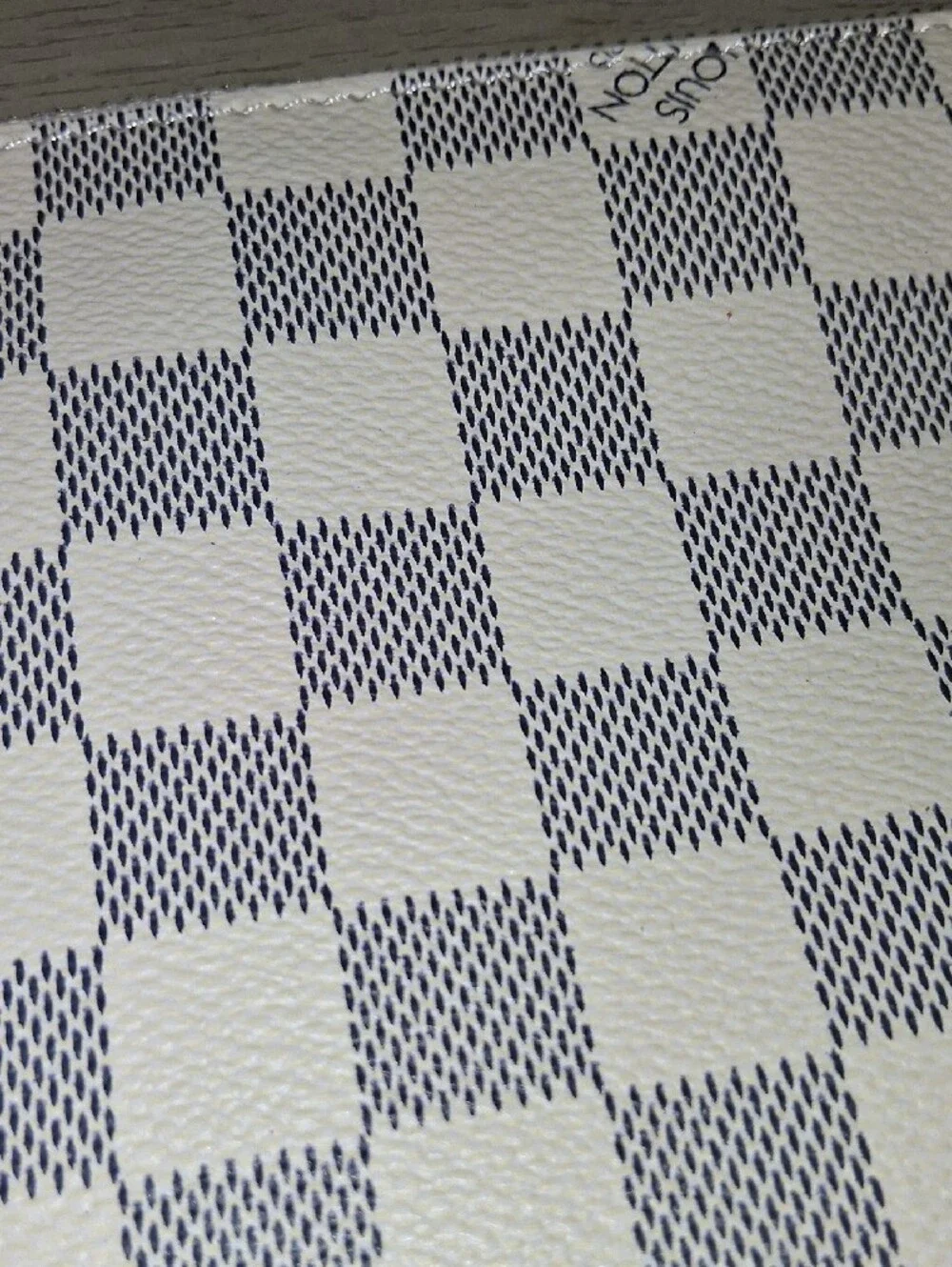 Source Unknown Check Wristlet Clutch